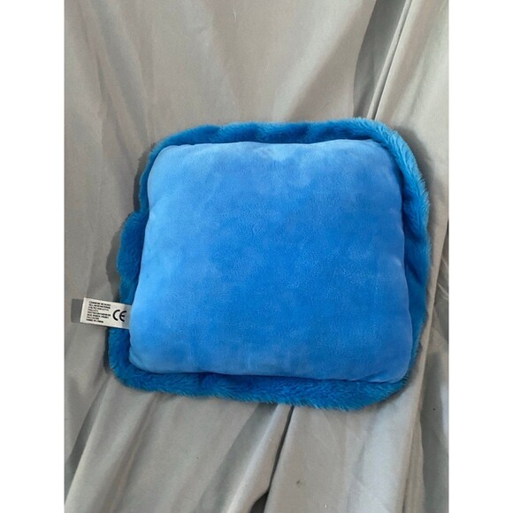 Unipak Plush Toys Blue Pillow 3D Bear Yosemite Mountain Log Cabin Decor 11x12in - Picture 6 of 7